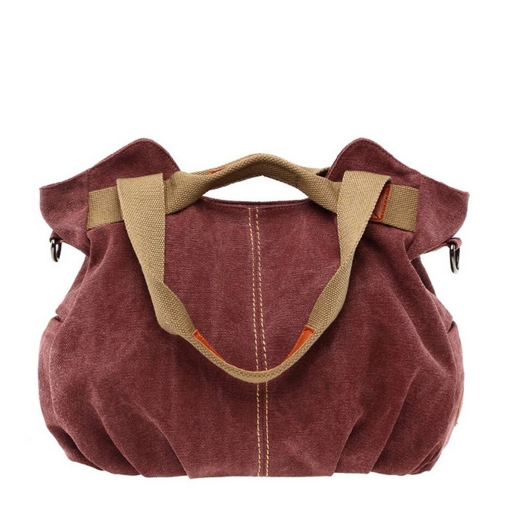 NWT Retro Canvas Crossbody Bag Purse Handbag - Picture 6 of 9